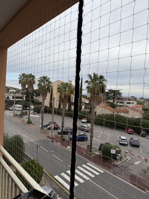 Pose de filet anti-pigeons avec ou sans ouverture